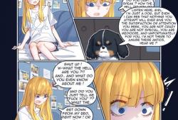 盲女漫画,一幅漫画中的无声故事